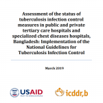 Assessment of the status of tuberculosis infection control measures in public and private tertiary care hospitals and specialized chest diseases hospitals, Bangladesh: Implementation of the National Guidelines for Tuberculosis Infection Control