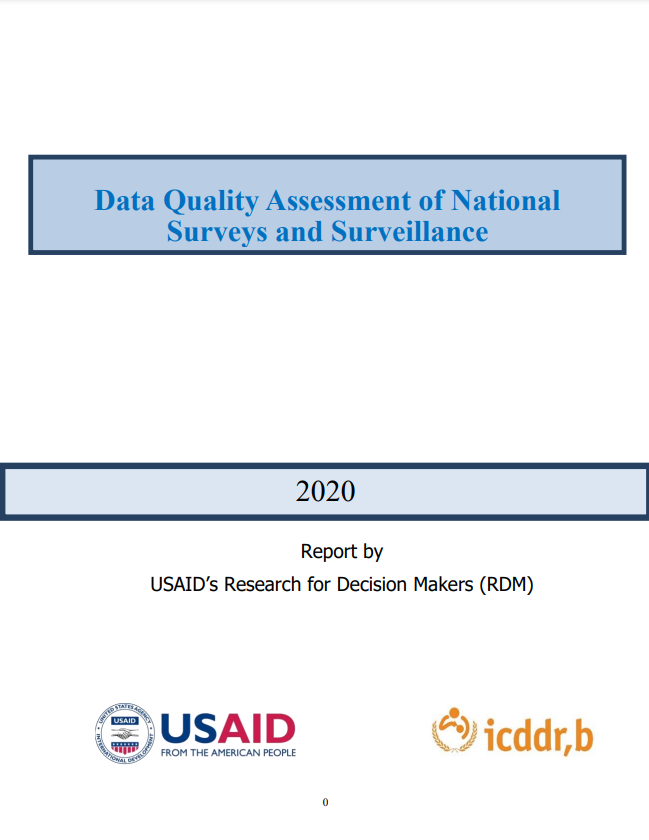 Data Quality Assessment of National Surveys and Surveillance